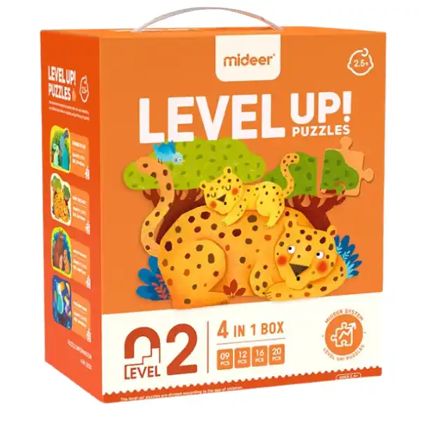 Серия пазлов “Мама и малыш” 4 в 1, уровень 2