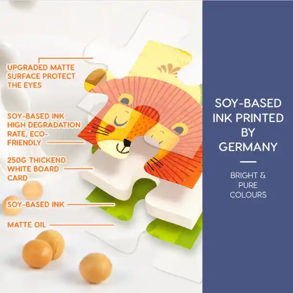 Серия пазлов “Мама и малыш” 4 в 1, уровень 2