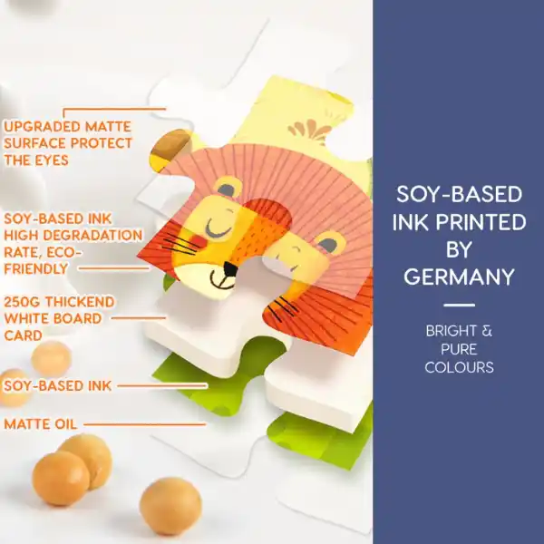 Серия пазлов “Мама и малыш” 4 в 1, уровень 2