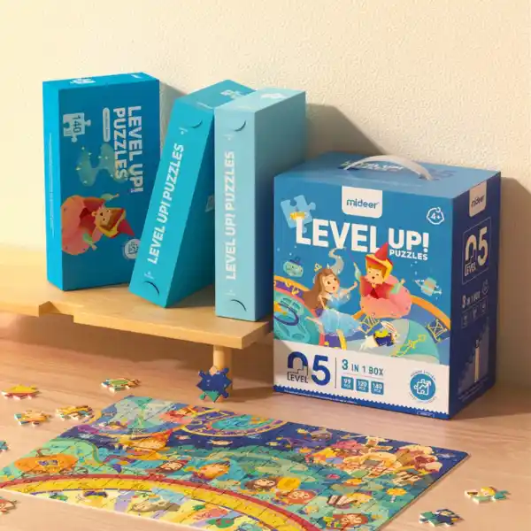 Seria de puzzle-uri „Universul poveștilor”, 3 în 1, nivelul 5