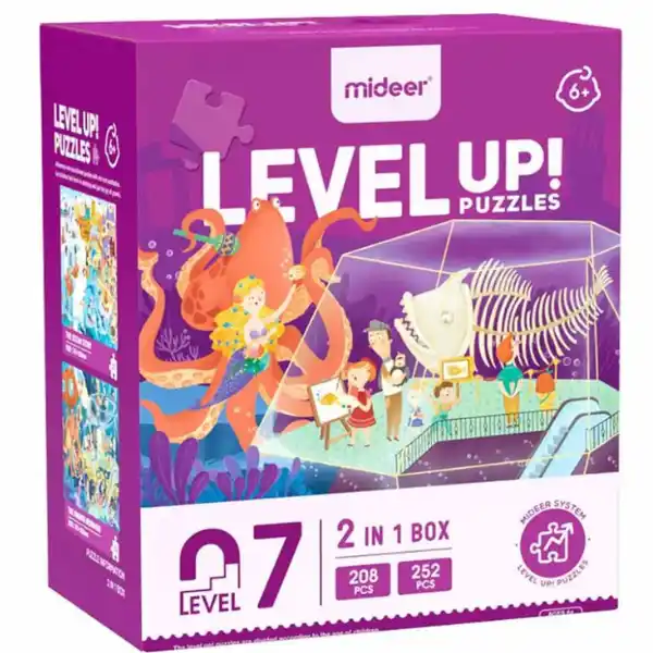 Seria de puzzle-uri „Cântecul mării”, 2 în 1, nivelul 7