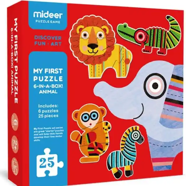 Primul puzzle „Animale sălbatice”