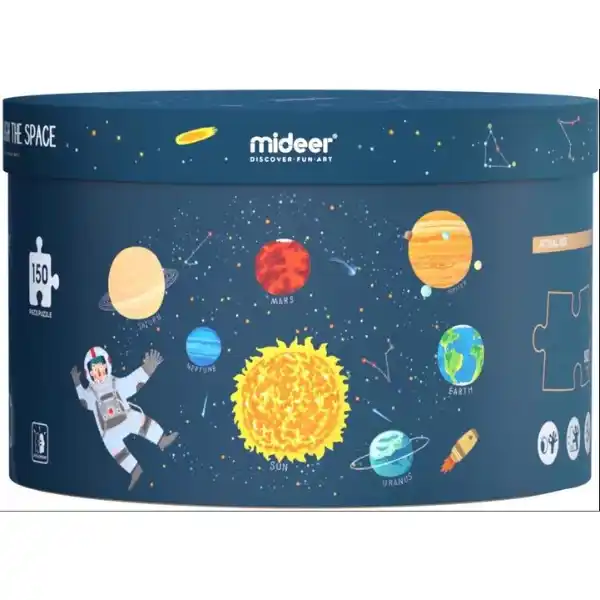 Puzzle rotund “Rătăcind prin spațiu”, 150 elem.