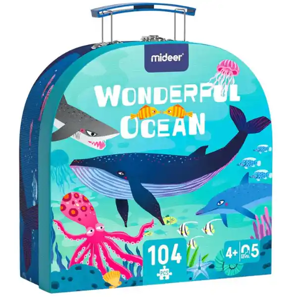 Puzzle în valiză „Oceanul minunat”, 104 elem.