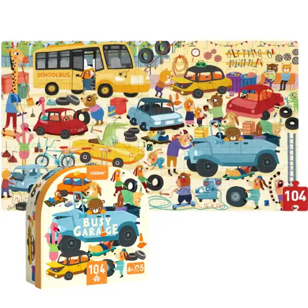 Puzzle în valiză „Garaj”, 104 elem.