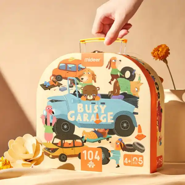 Puzzle în valiză „Garaj”, 104 elem.