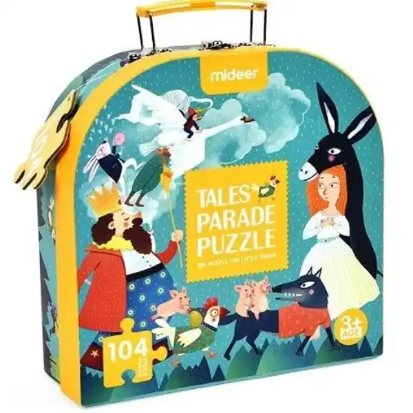 Puzzle în valiză “Parada basmelor”, 104 elem.