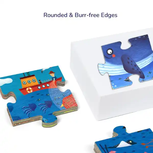 Puzzle cu taine „Oceanul”, 35 elem.