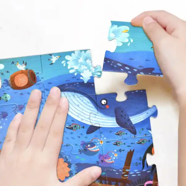 Puzzle cu taine „Oceanul”, 35 elem.