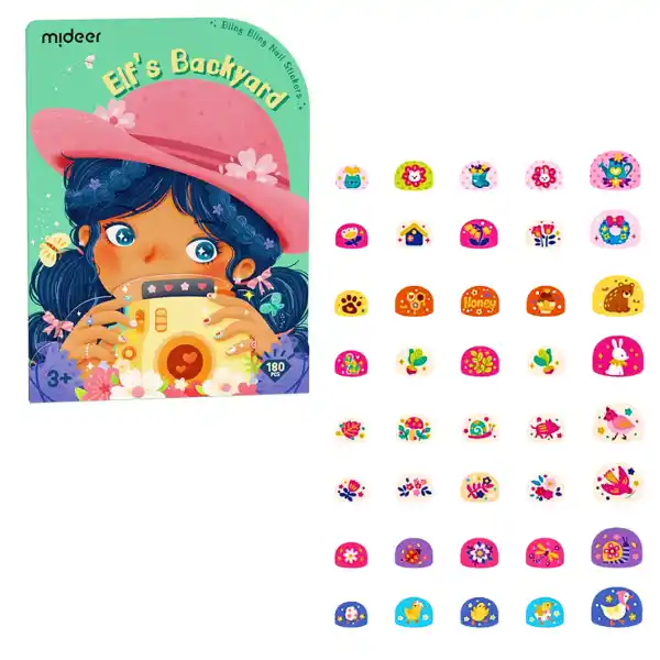 Наклейки для ногтей “Задний двор эльфа”