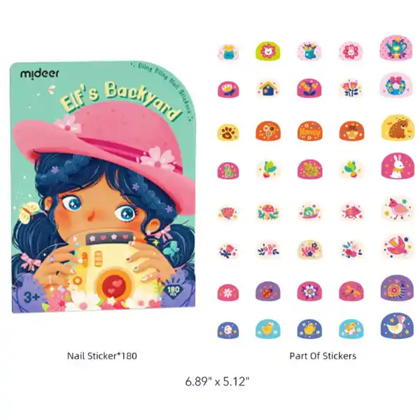 Наклейки для ногтей “Задний двор эльфа”