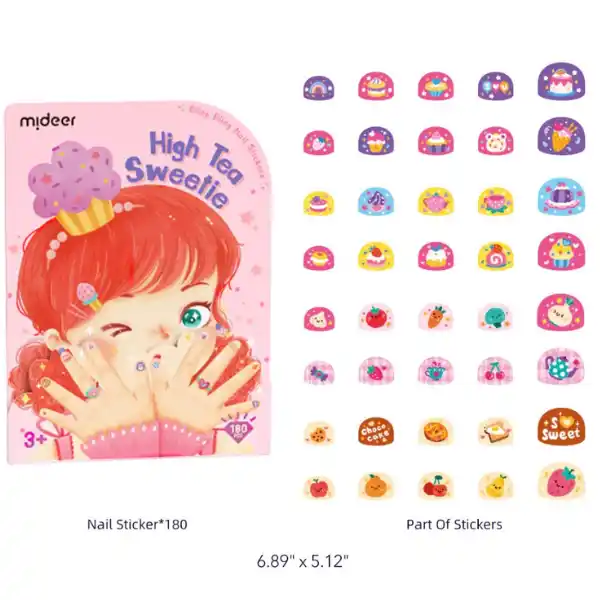 Наклейки для ногтей “Сладости к чаю”