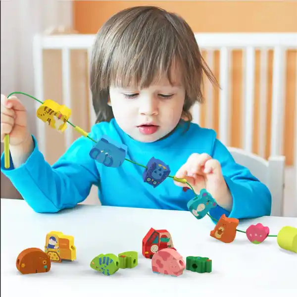 Шнуровка “Лесные животные”, 12 элем.