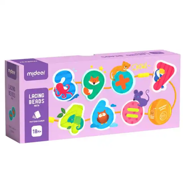 Шнуровка “Цифры и животные”, 12 элем.