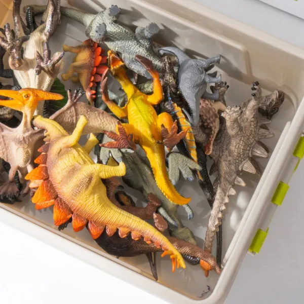 Set de joacă cu figurine de dinozauri, 24 buc.