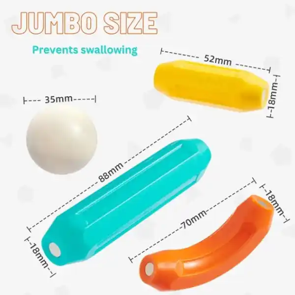 Магнитный конструктор “Радужные цилиндры”, 60 шт.