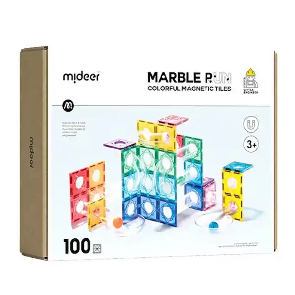 Магнитный конструктор “Мраморный путь”, 100 шт.