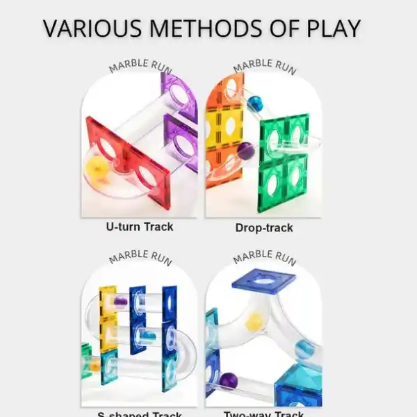 Магнитный конструктор “Мраморный путь”, 100 шт.