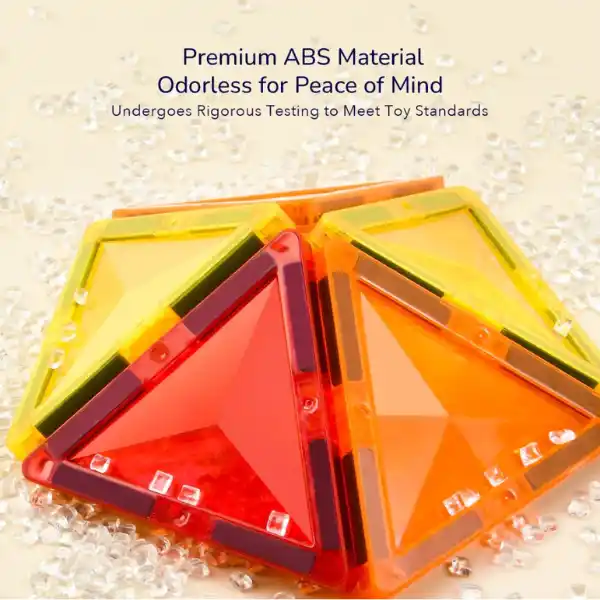 Магнитный разноцветный конструктор, 100 шт