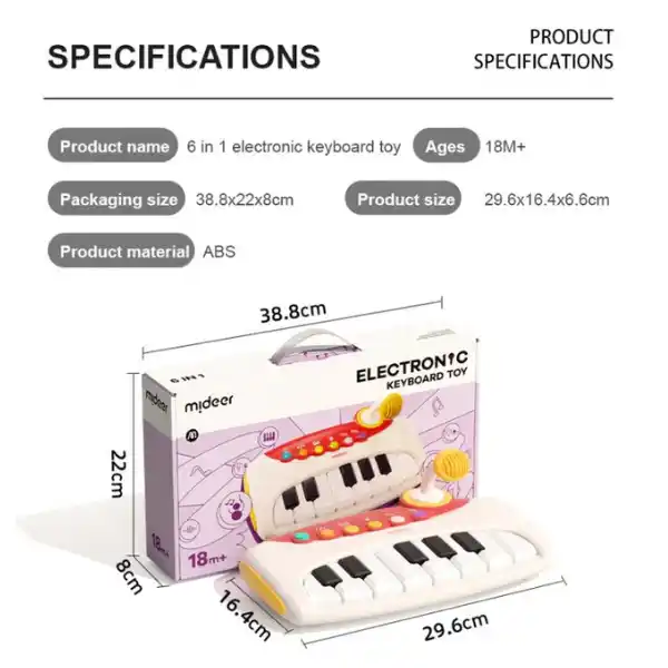 Электронное пианино 6 в 1