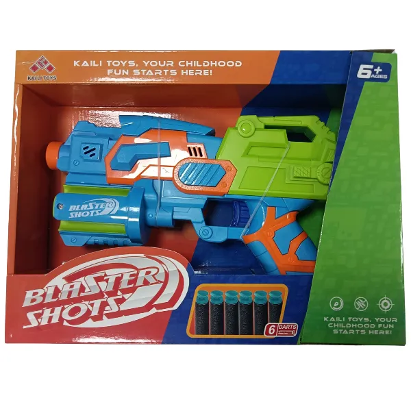 Blaster cu 6 gloanțe fine