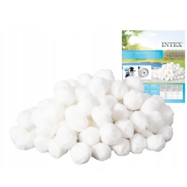 Bile cu fibre Intex Fiber Ball pentru filtre de nisip (echivalentul a 18 kg de nisip)