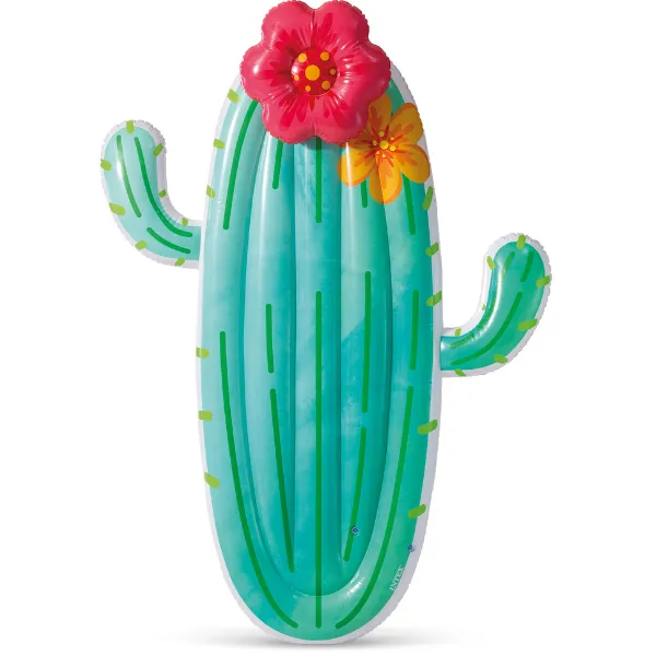 Plută-saltea gonflabilă "Cactus", 180x135x28 cm, până la 100 kg
