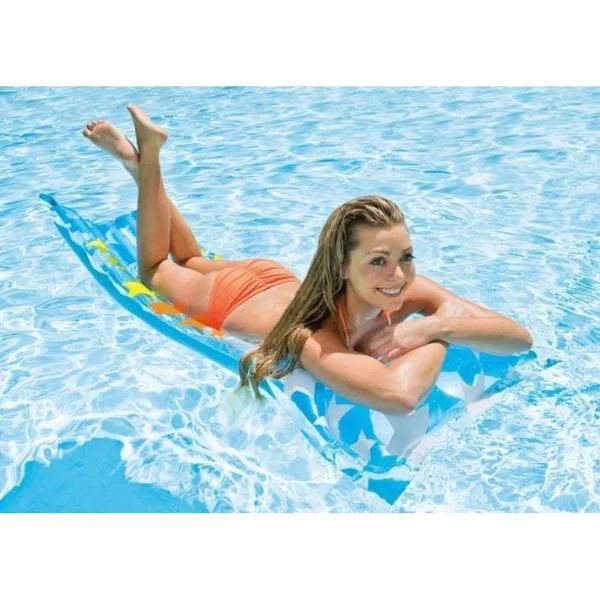 INTEX Saltea de înot gonflabilă „Hipnotic” 183×69 cm, până la 100 kg, 3 culori