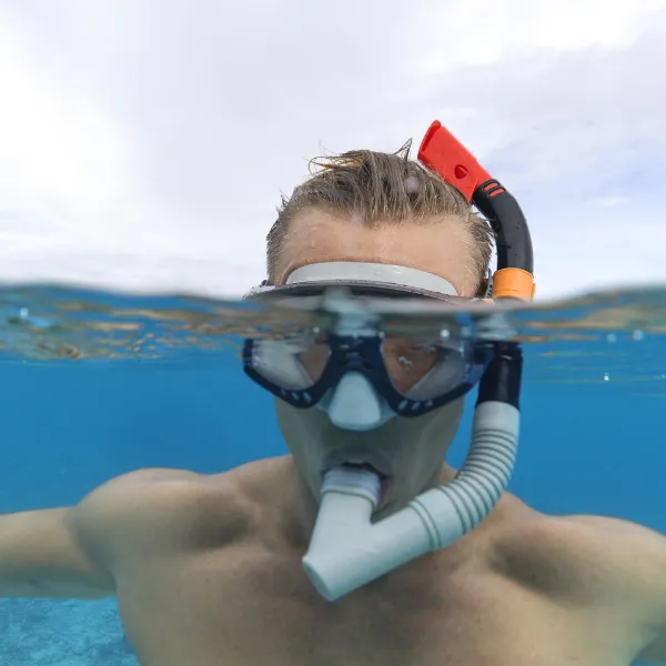 Bestway Set de înot (labe, mască, snorkel), 14+, 2 culori