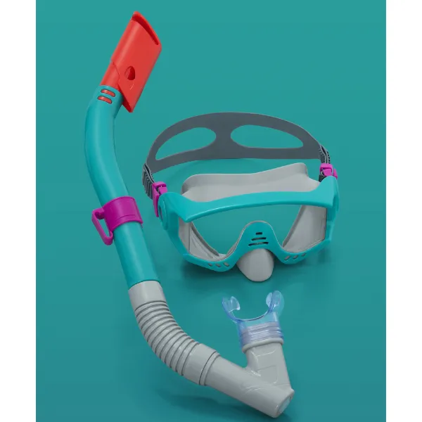 Bestway Set de înot (labe, mască, snorkel), 14+, 2 culori
