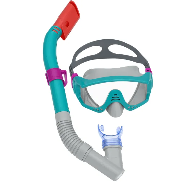 Bestway Set de înot (labe, mască, snorkel), 14+, 2 culori