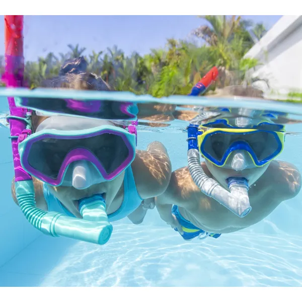 Bestway Set de înot (labe, mască, snorkel), 7+, 2 culori