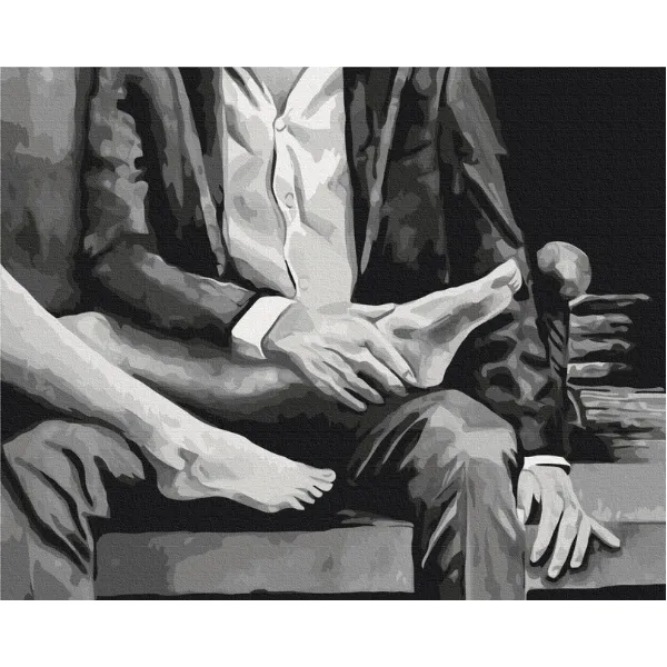 Pictură pe numere 40*50 cm (în cutie) – Limbajul corpului 2