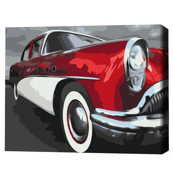 Pictură pe numere 40*50 cm (în cutie) – Viteză retro