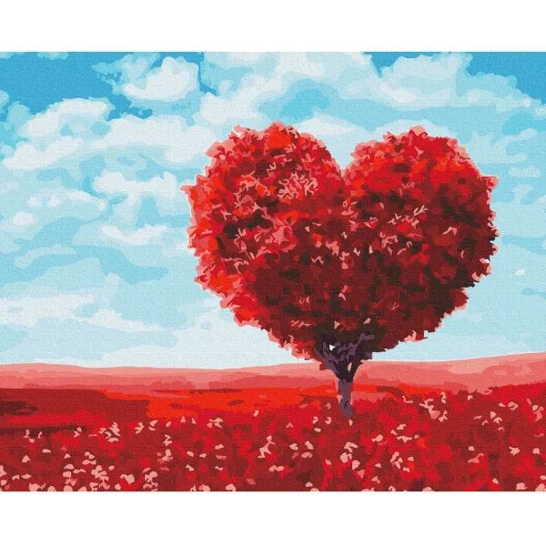Pictură pe numere 40*50 сm (fără cutie) – Inima naturii