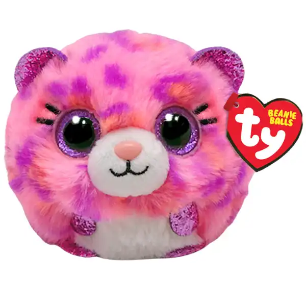 Купить  Мягкие игрушки - Розовый леопард Topaz 10 см (Beanie Balls)..
