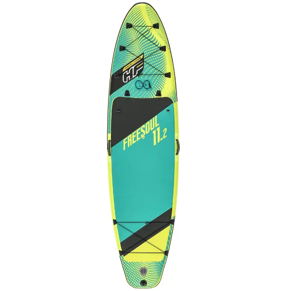 SUP - placă 2 în 1 Freesoul Tech Convertible 340 х 89 х 15 cm cu cu scaun, vâslă, pompă