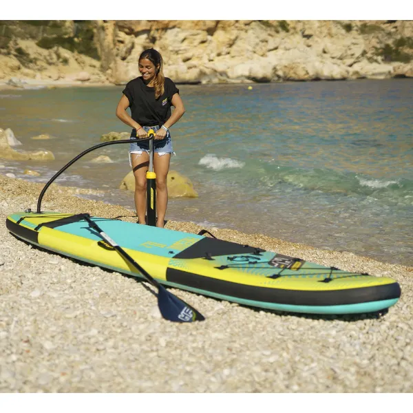 SUP - placă 2 în 1 Freesoul Tech Convertible 340 х 89 х 15 cm cu cu scaun, vâslă, pompă