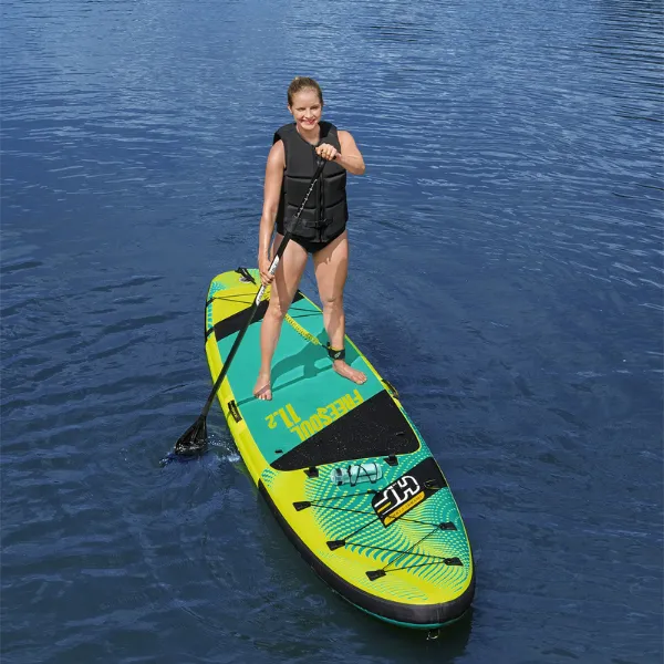SUP - placă 2 în 1 Freesoul Tech Convertible 340 х 89 х 15 cm cu cu scaun, vâslă, pompă