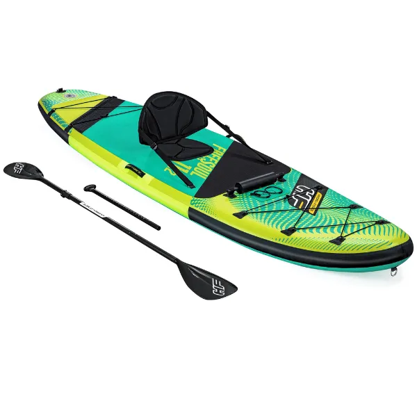 SUP - placă 2 în 1 Freesoul Tech Convertible 340 х 89 х 15 cm cu cu scaun, vâslă, pompă