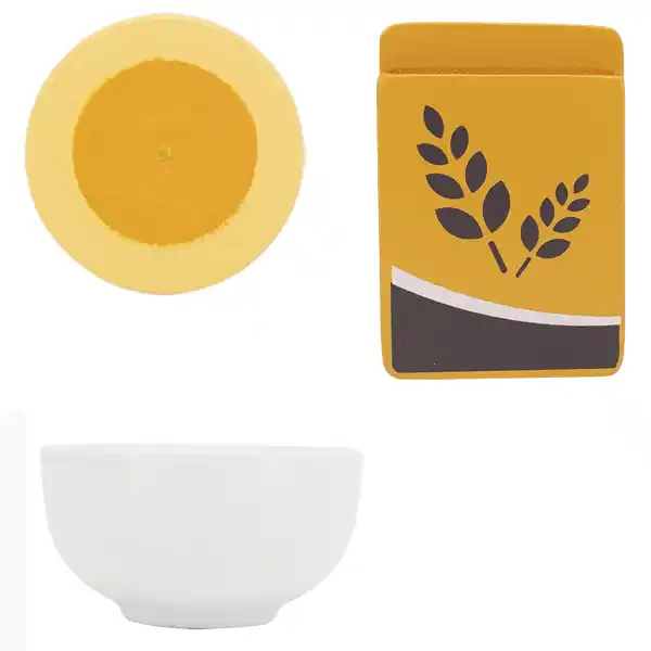 Set de joaca din lemn „Mixer”, 4 piese