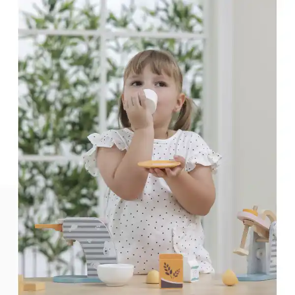 Set de joaca din lemn „Mixer”, 4 piese