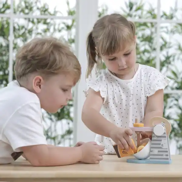 Set de joaca din lemn „Mixer”, 4 piese