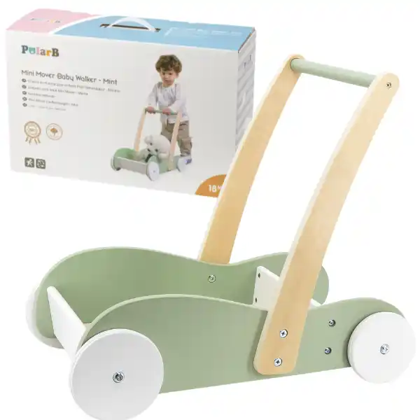 Ходунки-каталка и коляска 2 в 1, зеленый цвет