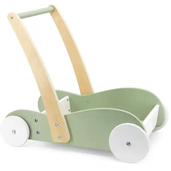 Ходунки-каталка и коляска 2 в 1, зеленый цвет