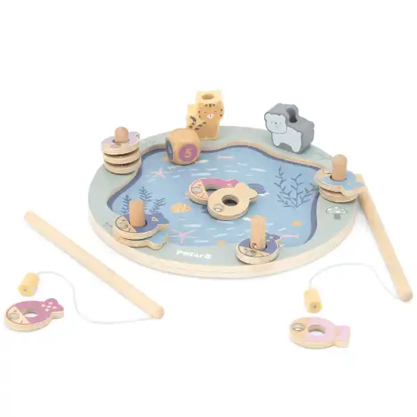 Деревянный игровой набор "Магнитная рыбалка"