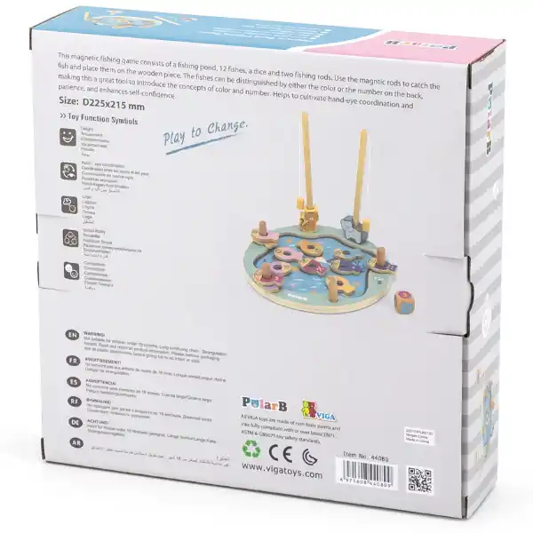 Деревянный игровой набор "Магнитная рыбалка"