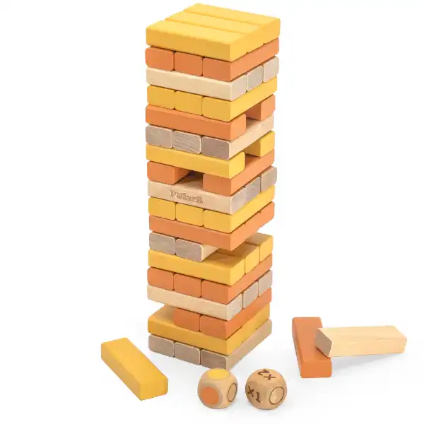 Joc de masă din lemn „Jenga”, 54 elem.