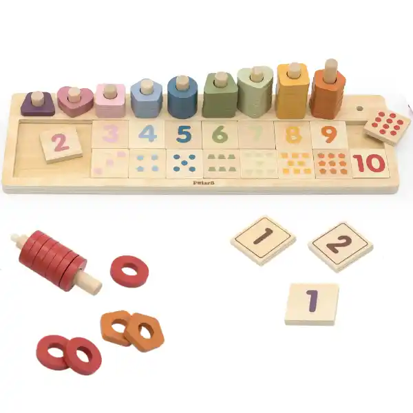 Развивающая деревянная игрушка "Цифры и счет"