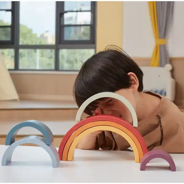 Развивающая игра-балансир "Радужная расстановка"